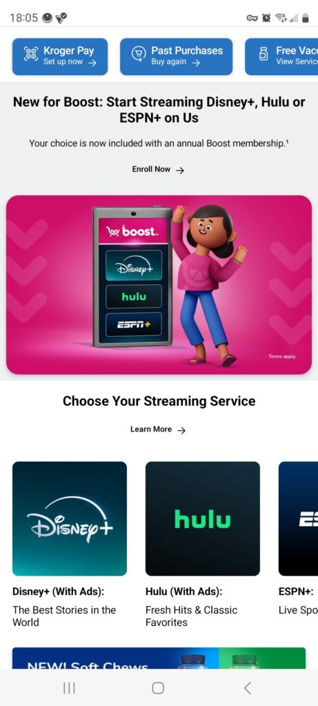 You get Disney+ with your grocery shopping subscription now! WTAF.
